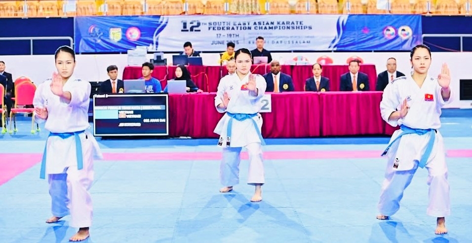 Karate team dominates with 14 more golds in Southeast Asian event